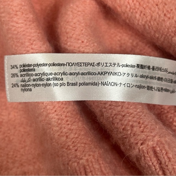 Zara Coral Turtleneck Cropped Sweater - Picture 9 of 9